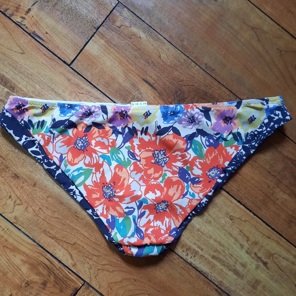 🇨🇦 SHAN Floral Bikini Bottoms, Size 14